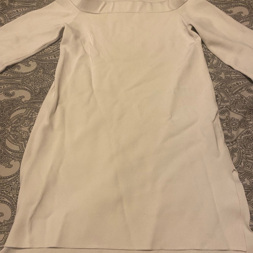 Elegant Off-Shoulder Cream Dress